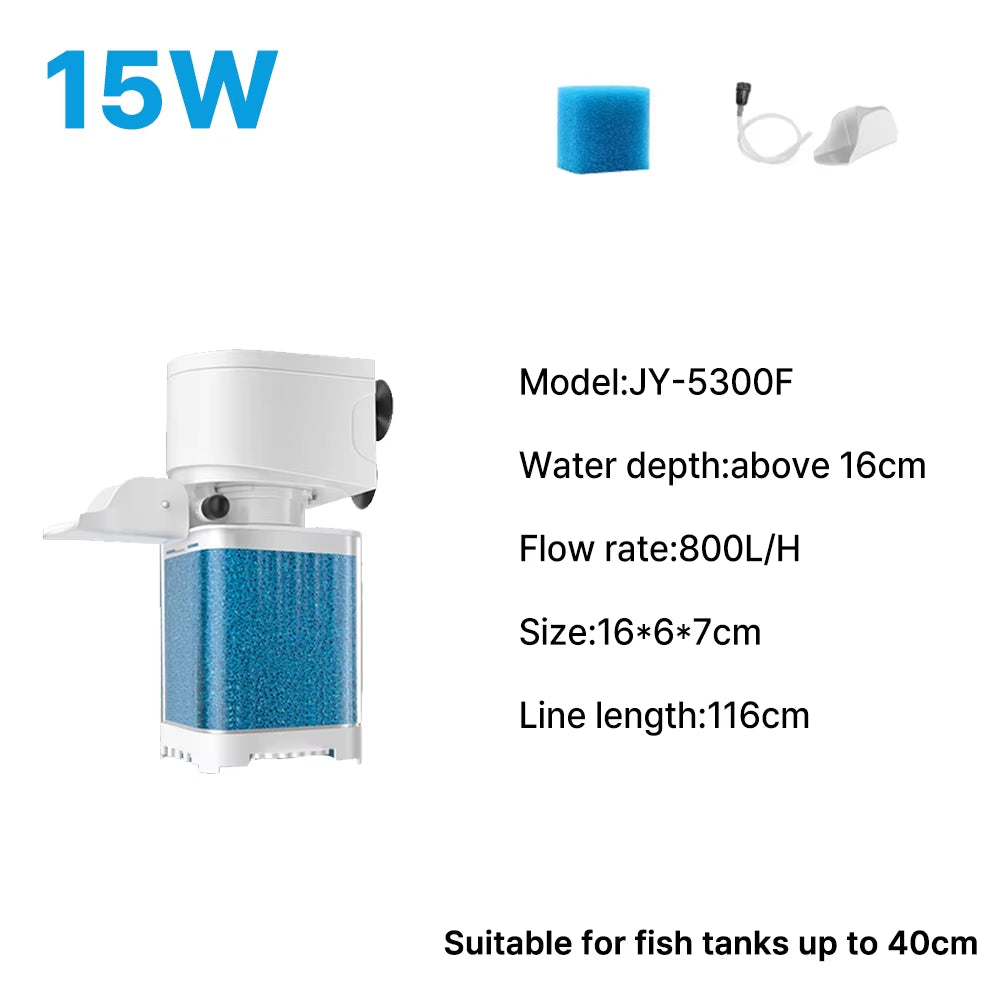 Whisper-Quiet Aquarium Filter Pump - Enhance Your Fish Tank with Our Submersible Air Oxygen Aerator & Internal Water Pump (220V, 4W)