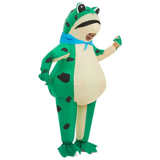Hop Into Fun with Our Inflatable Frog Costume – The Ultimate Blow-Up Companion for Adult Halloween Shenanigans!