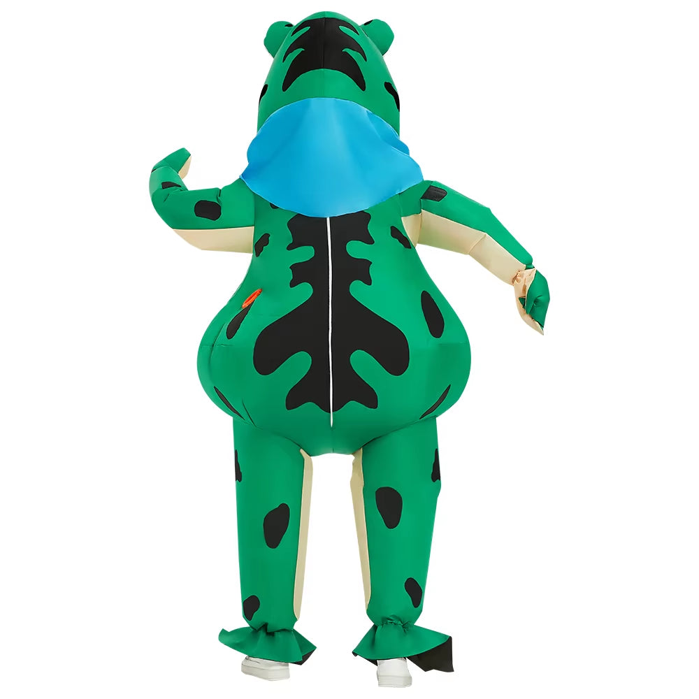 Hop Into Fun with Our Inflatable Frog Costume – The Ultimate Blow-Up Companion for Adult Halloween Shenanigans!